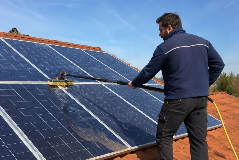 Nettoyage et entretien de panneaux solaires à Langoiran